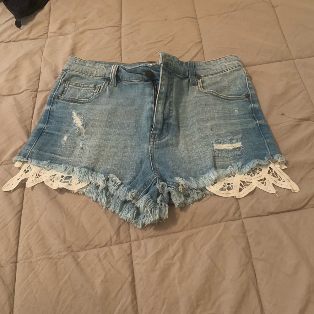 Womens high rise shorts